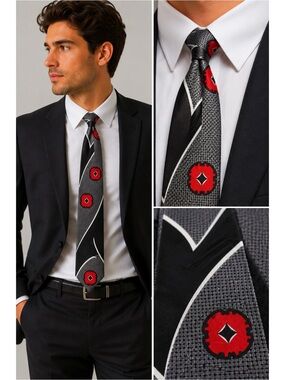 BUGLE BOY Vintage Abstract Tie